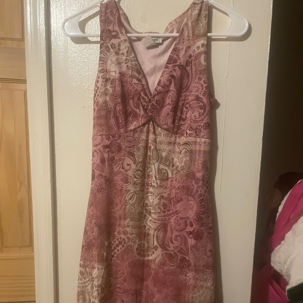 Pink vintage mini dress